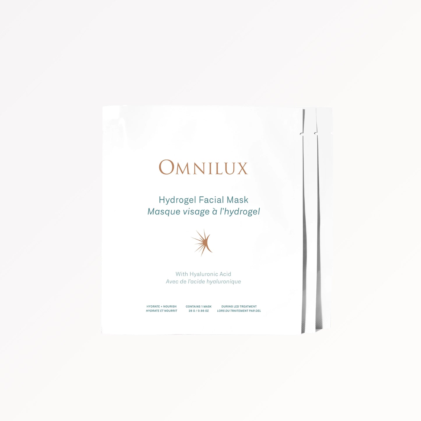 Masque hydrogel Omnilux visage