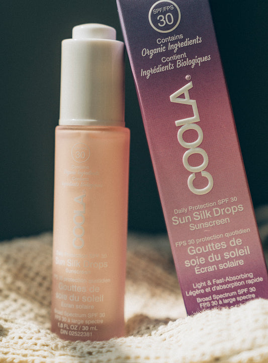 Gouttes de soie du soleil FPS 30